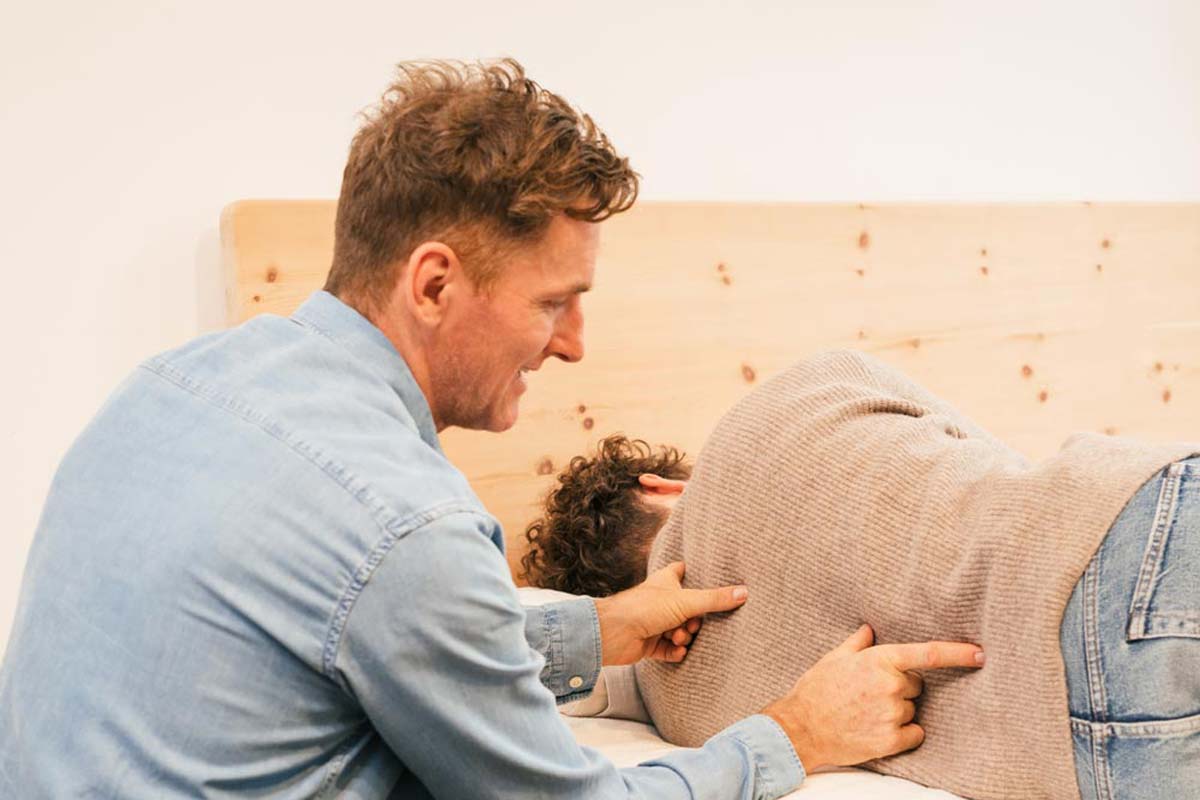 Ergonomisch richtig Liegen