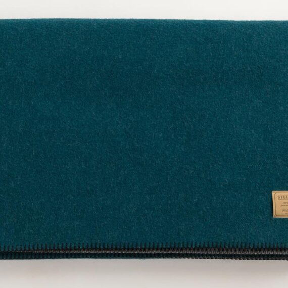 Baby-Wolldecke Oslo Grün/Petrol