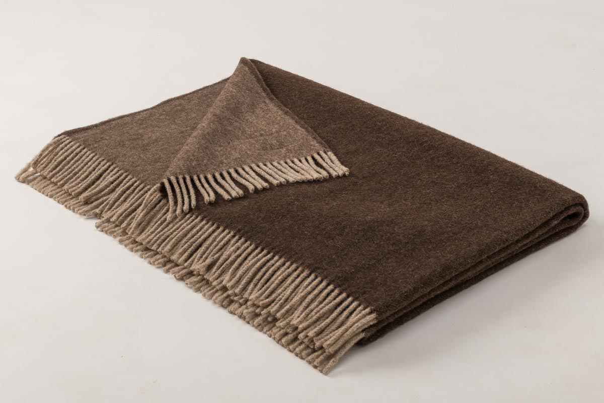 Wolldecke Teltow dunkelbraun